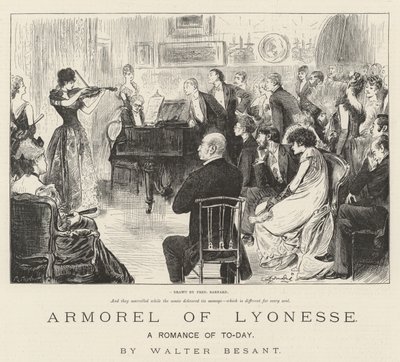 Armorel of Lyonesse, A Romance of To-Day, by Walter Besant by Frederick Barnard